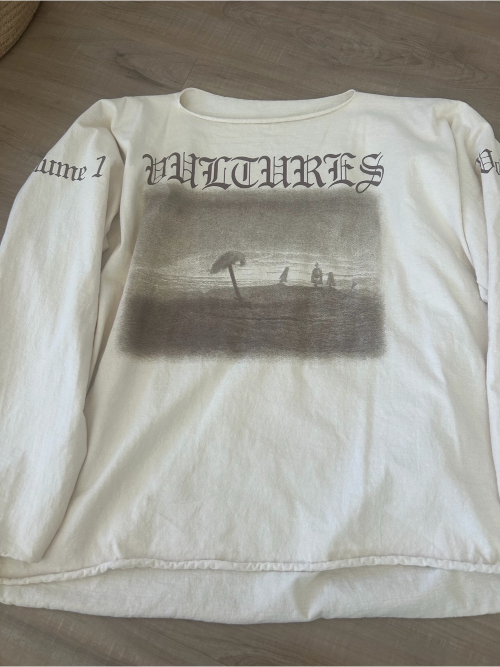 Kanye West Vultures Graphic Long-Sleeve